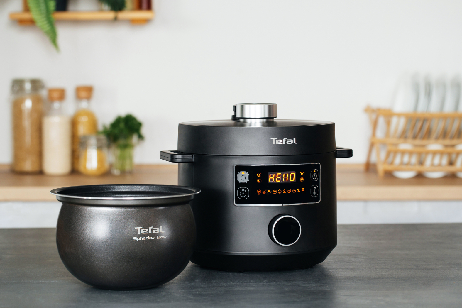 Мультиварка-скороварка TEFAL Turbo Cousine CY753832 10 программ купить по  цене 15498 ₽ в интернет-магазине Детский мир