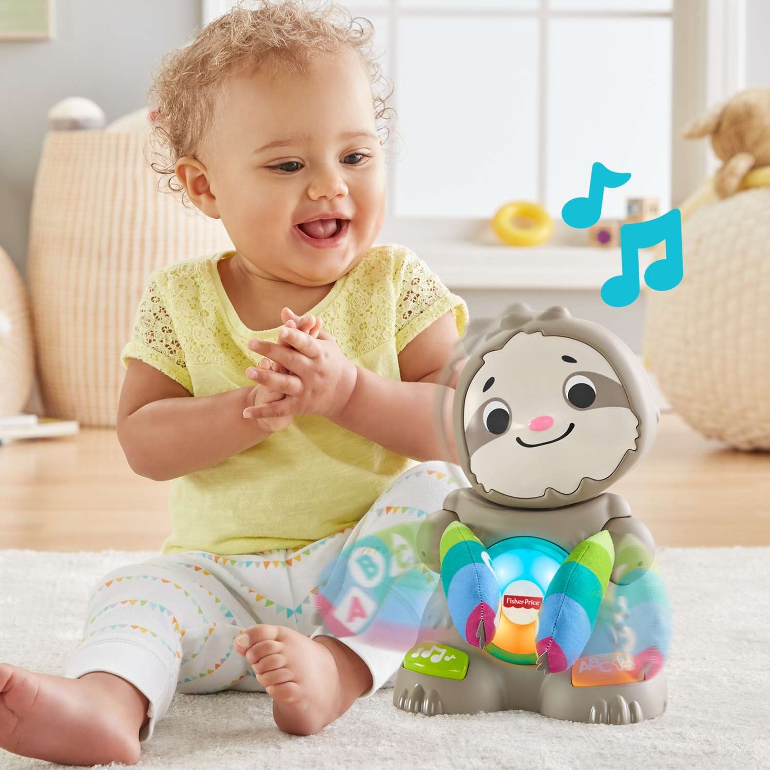 Игрушка Fisher Price Линкималс Танцующий Ленивец музыкальный для малышей развивающая GHY96 - фото 7