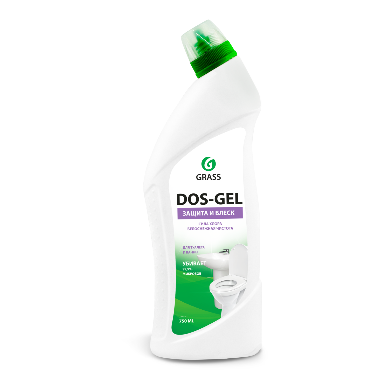 Дезинфицирующее средство GraSS Dos gel чистящий гель 750 мл - фото 1
