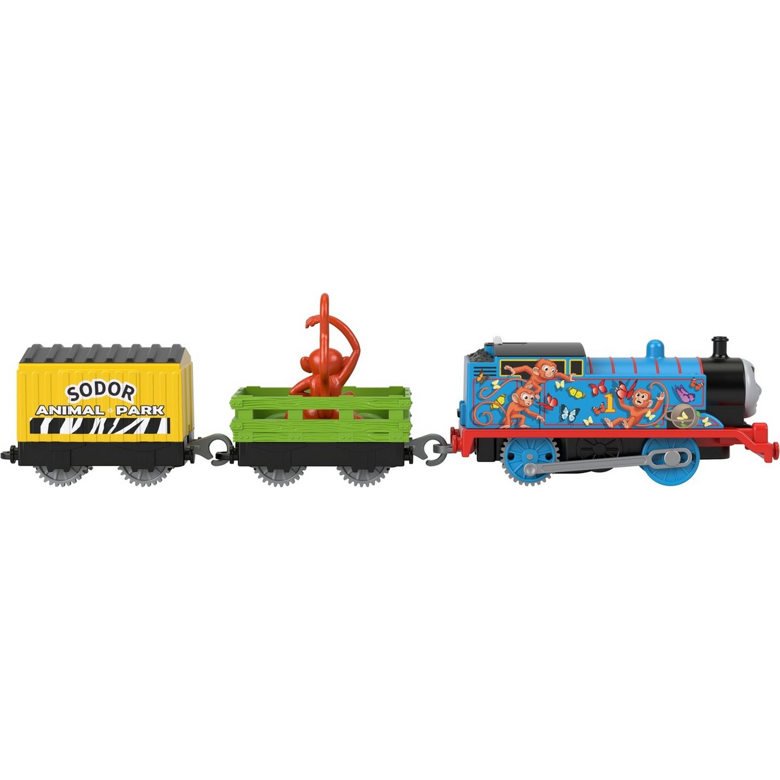 Паровозик Thomas & Friends Железная дорога Герои мультфильмов Томас-обезьянка GLK70 GLK69 - фото 6