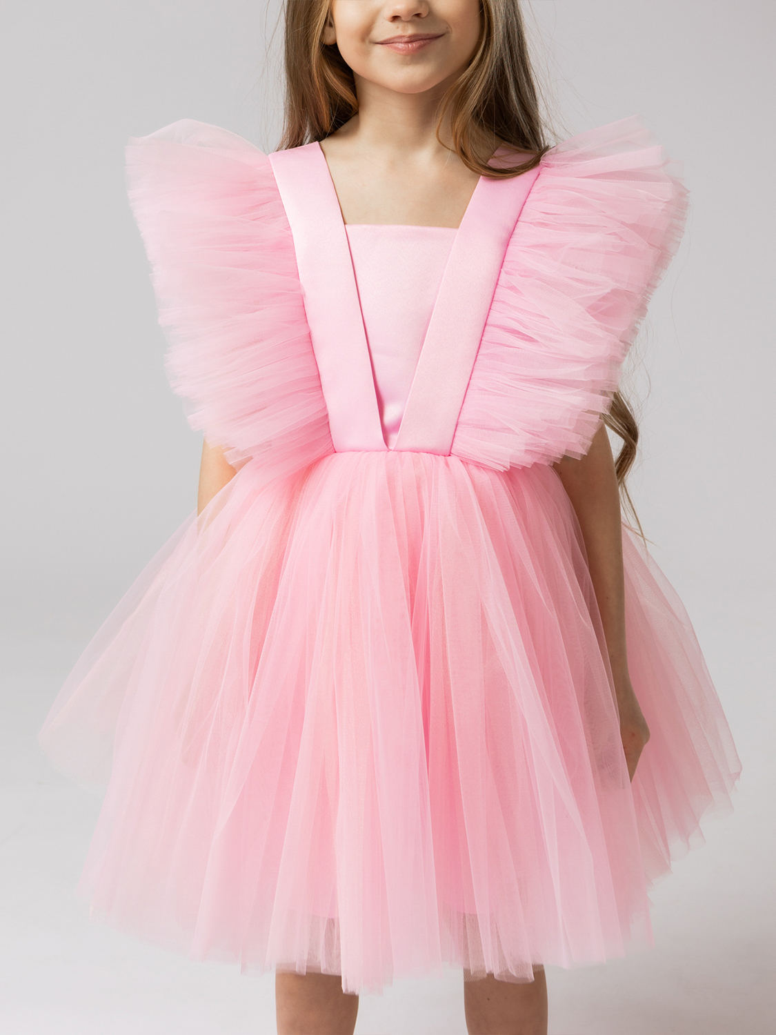 Платье LELUkids 123.41.86к/розовый - фото 5