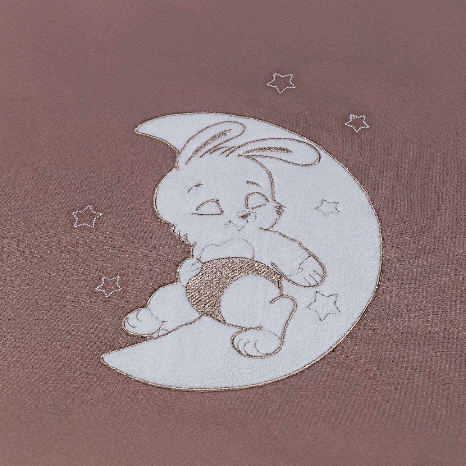 Комплект постельного белья Simplicity Dreams Bunny Night 5 предметов Капучино - фото 8