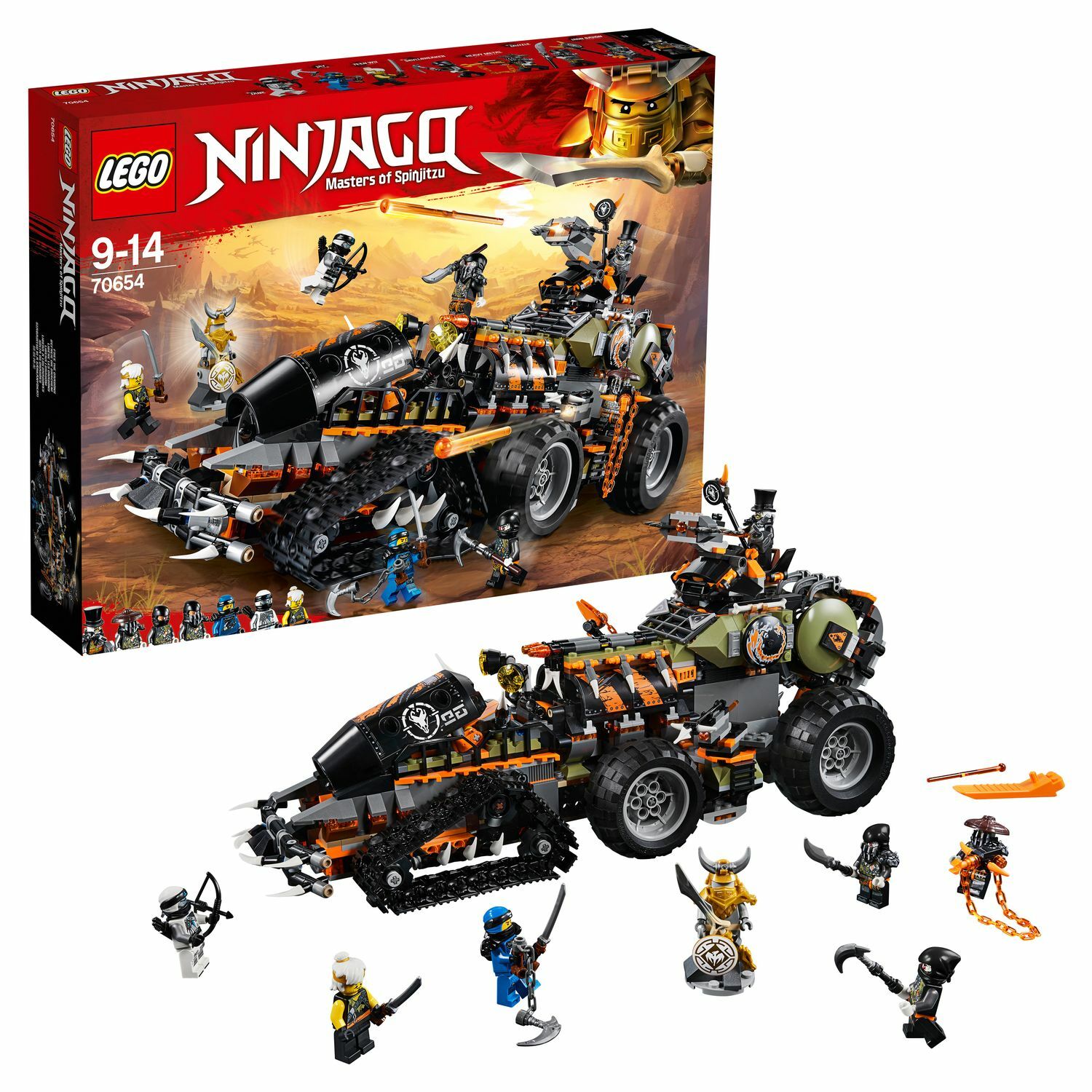 Конструктор LEGO Ninjago Стремительный странник 70654 - фото 1