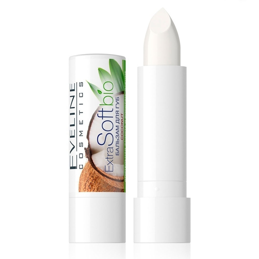 Бальзам для губ EVELINE EXTRA SOFT bio Coconut - фото 2