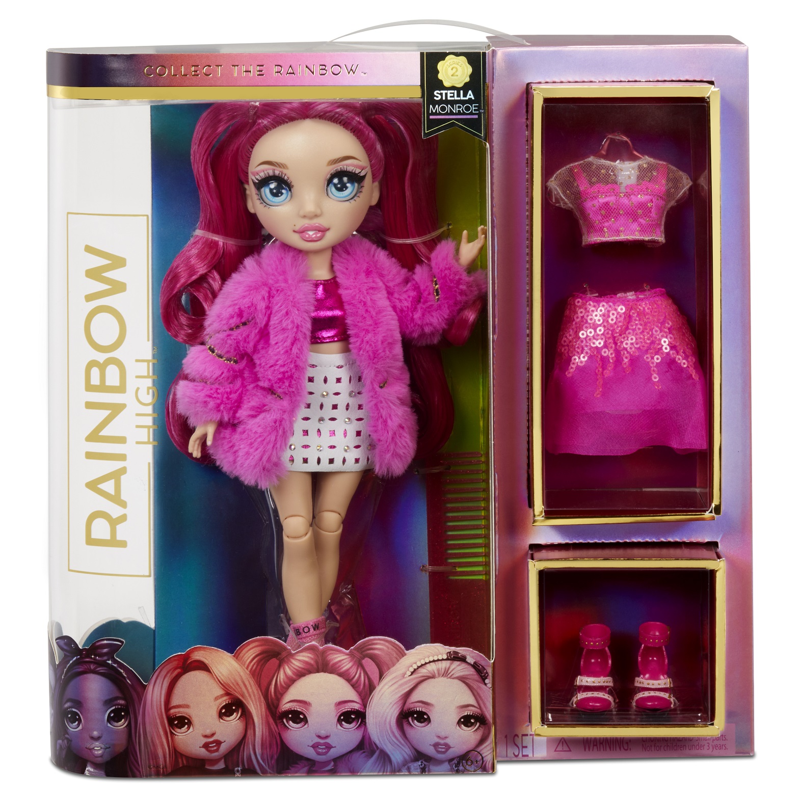 Кукла Rainbow High Fashion Doll Fuchsia 572121 - фото 1