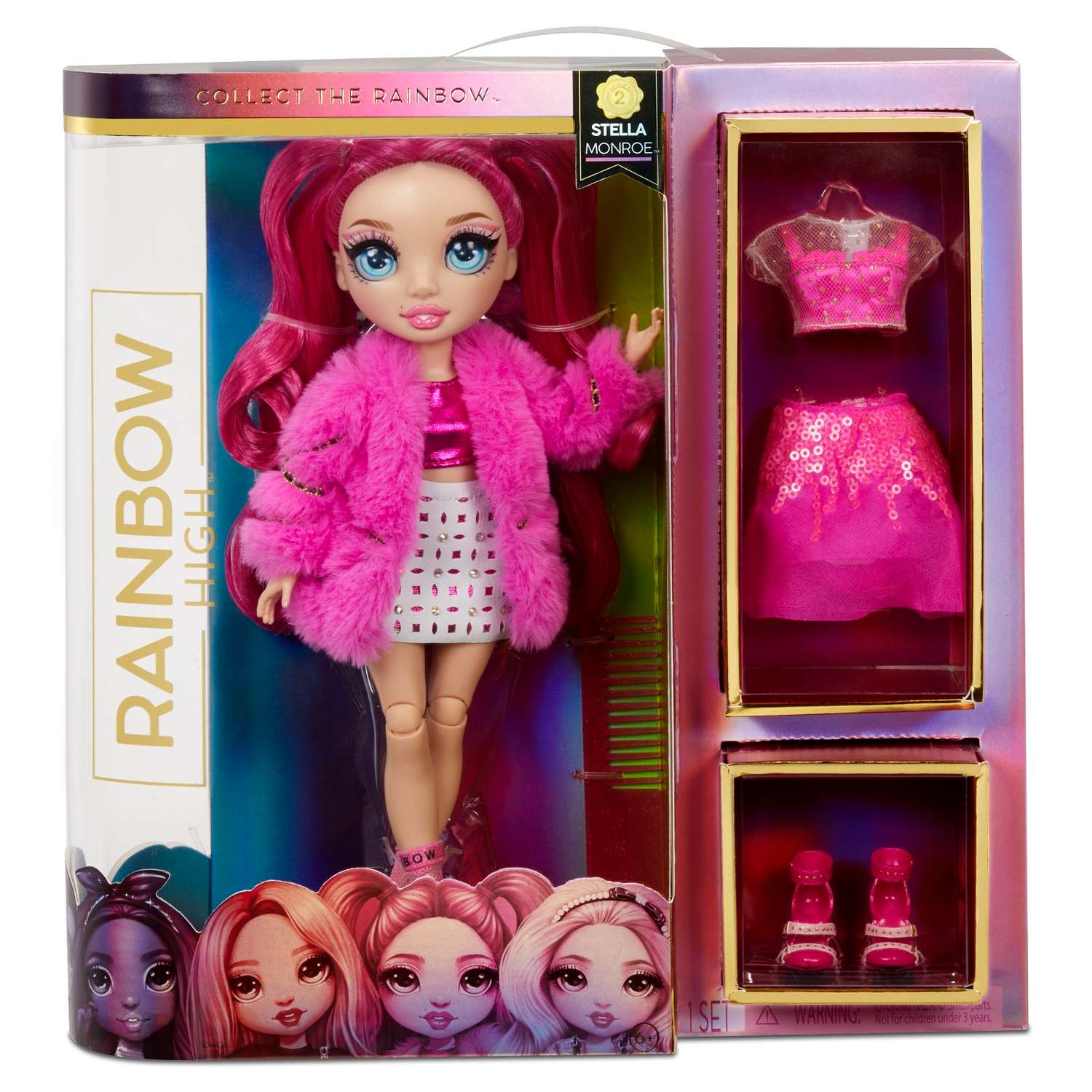 Кукла Rainbow High Fashion Doll Fuchsia 572121 - фото 1