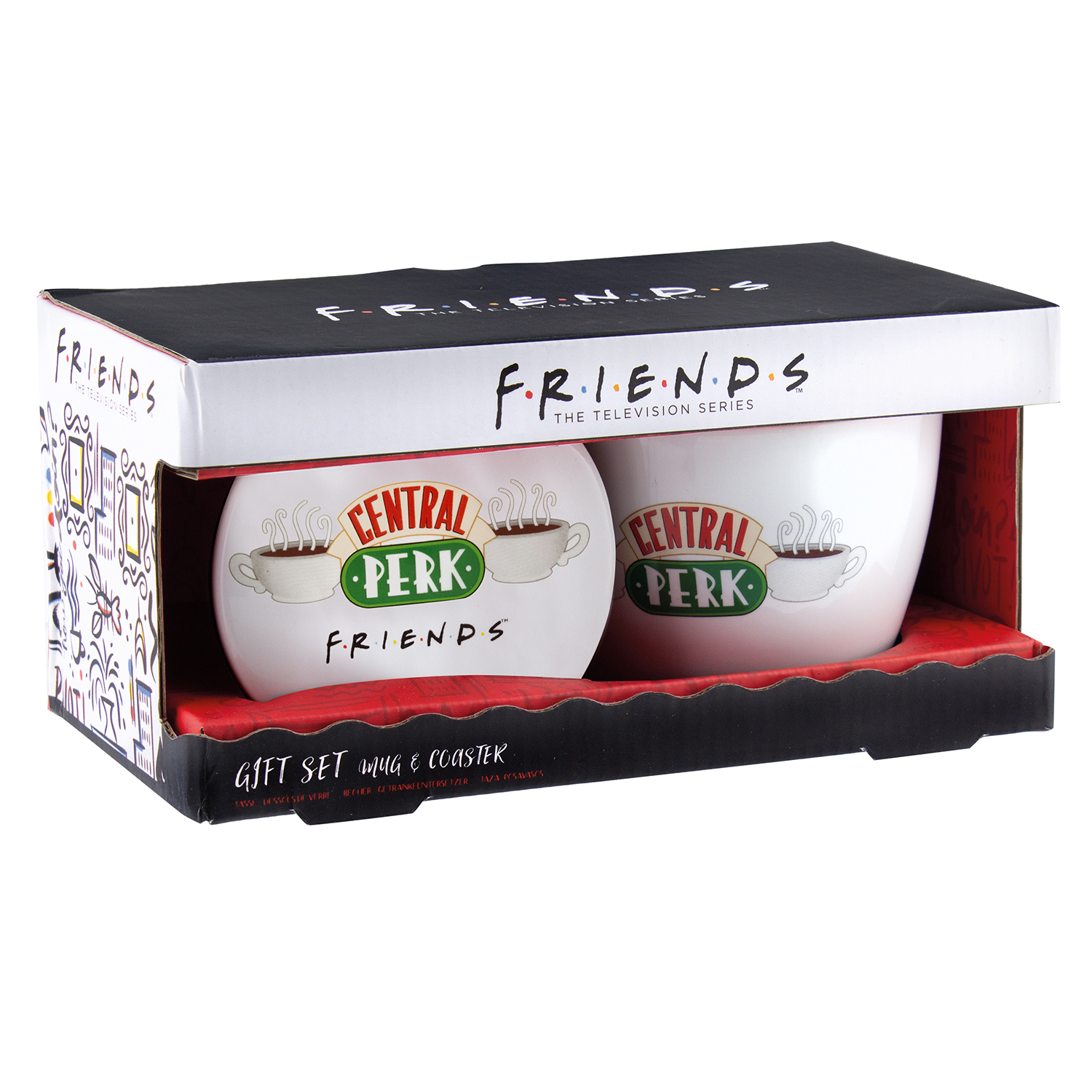 Кружка PALADONE с подставкой Friends Central Perk Mug and Coaster Set 200ml PP8410FR - фото 2