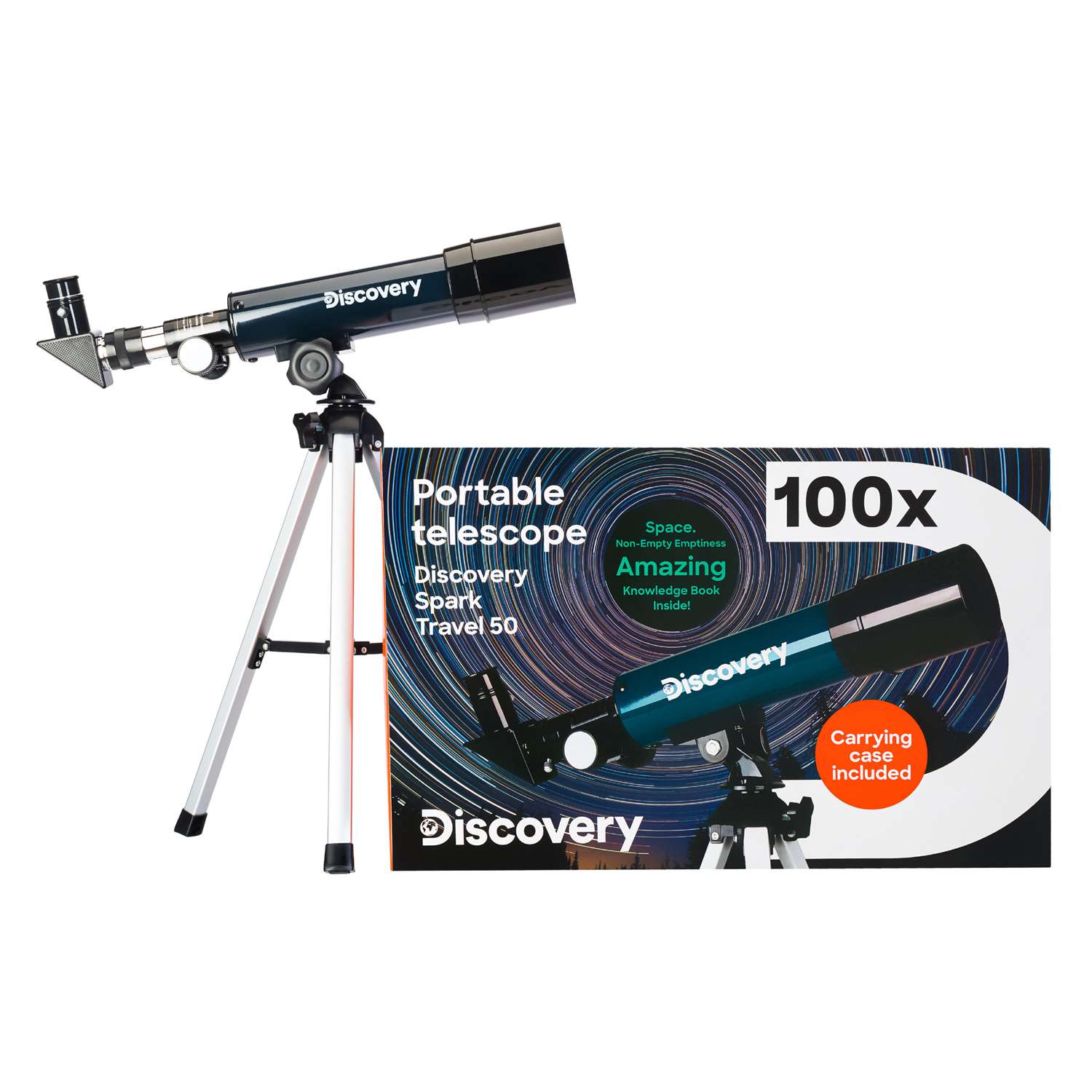 Телескоп DISCOVERY Spark Travel 50 с книгой - фото 2