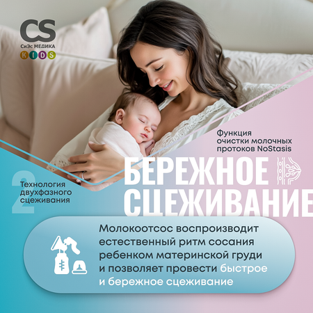 Молокоотсос электронный CS MEDICA KIDS CS-45