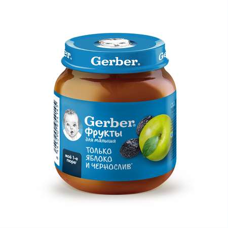 Пюре Gerber ЯблокоЧернослив 125г с 5 месяцев