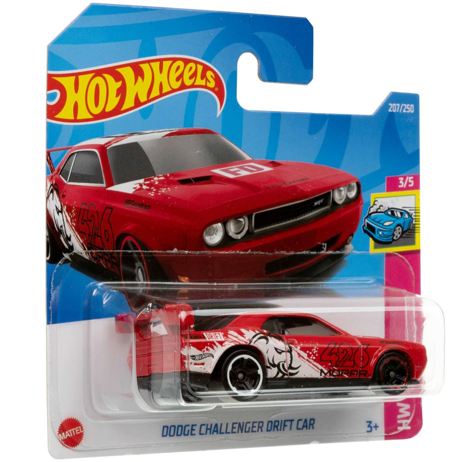 Коллекционная машинка Hot Wheels Dodge challenger drift car 5785-123 - фото 5