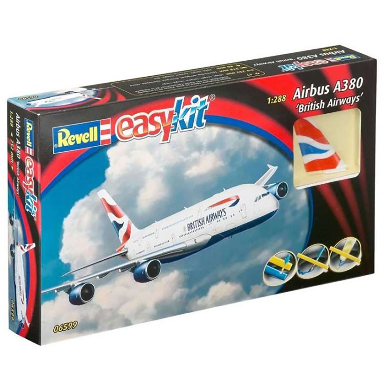 Модель Самолета Revell Airbus A380 British airways 06599 - фото 4