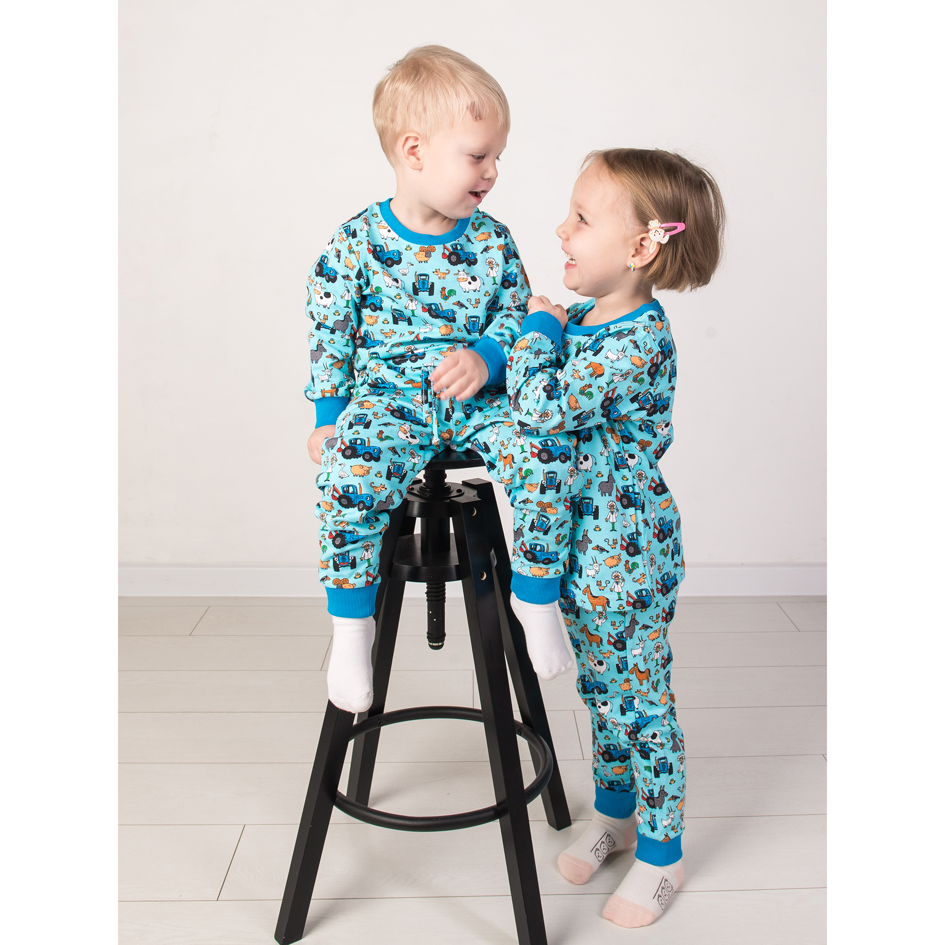 Пижама детская Синий трактор PAJAMAS-BT-1T-BLU-M - фото 8