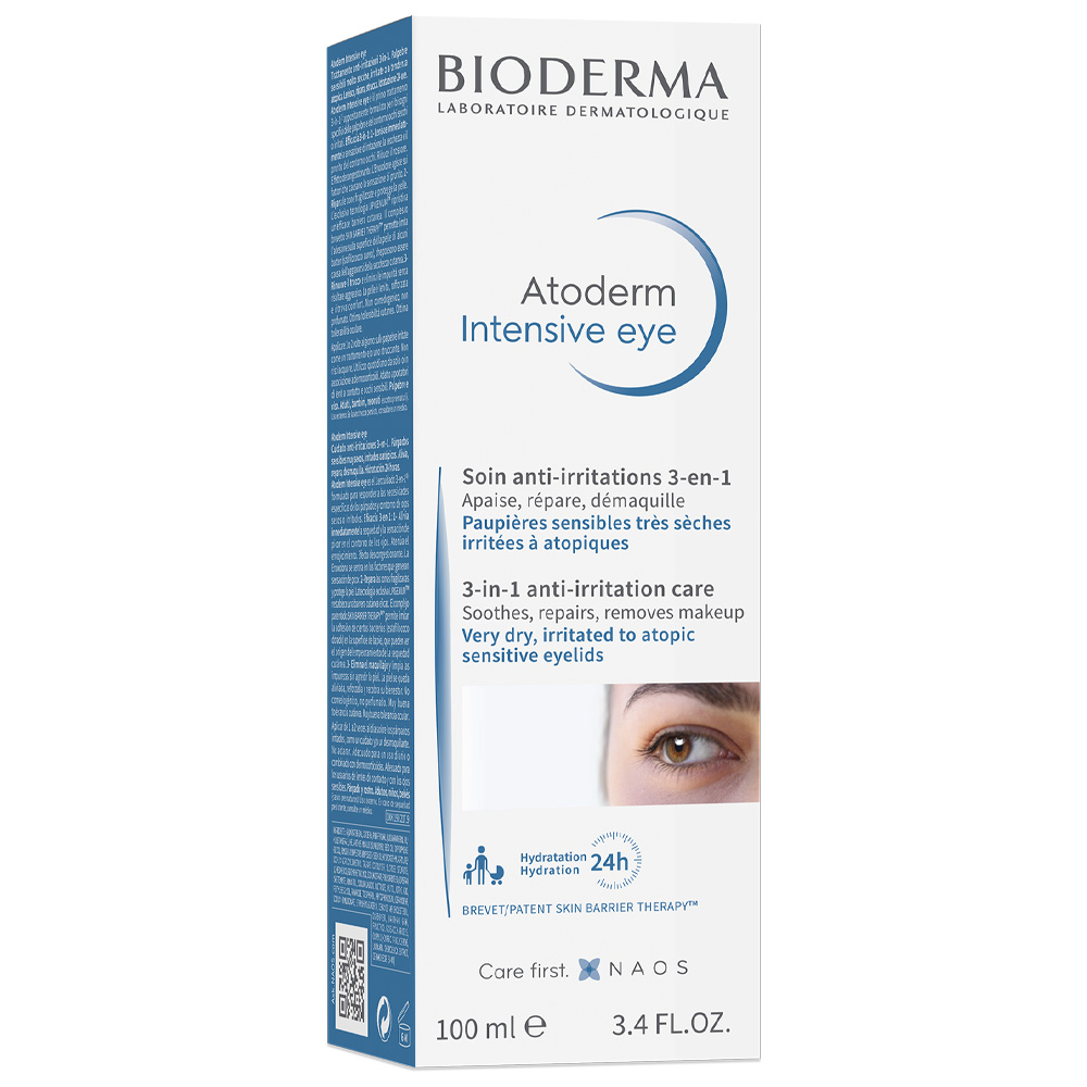 Интенсивный уход Bioderma Atoderm 3 в 1 для очищения питания и восстановления чувствительной кожи век 100 мл - фото 3