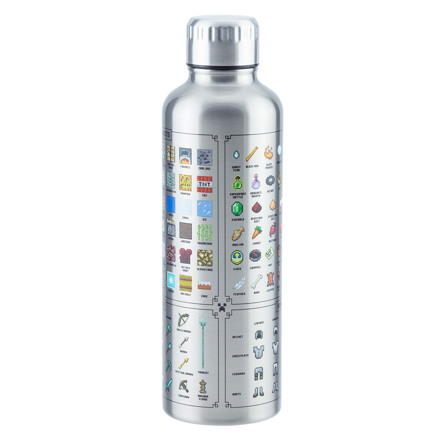 Бутылка для воды PALADONE Minecraft Metal Water Bottle 500 ml PP7995MCF - фото 1