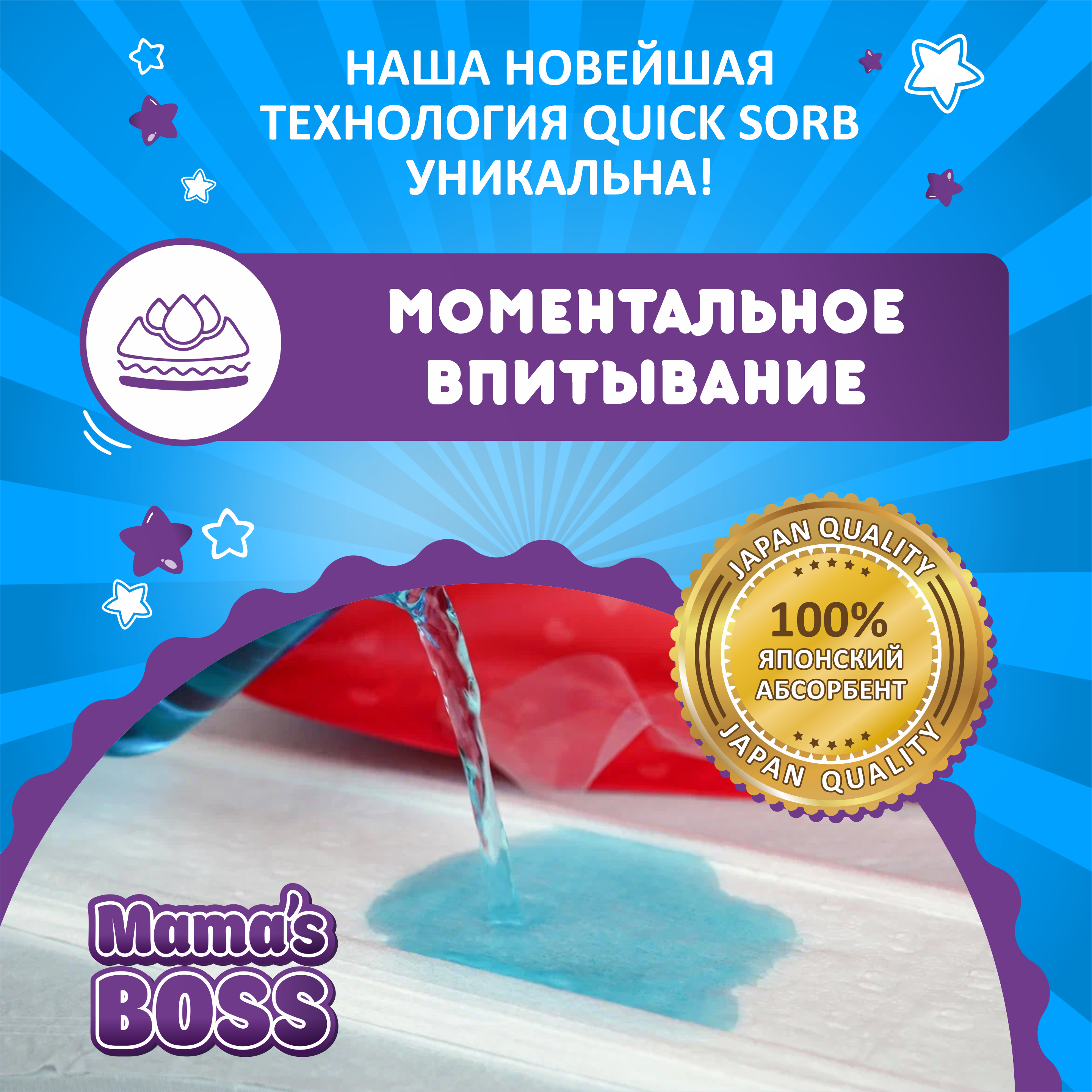 Подгузники на липучках Mamas BOSS размер S до 6 кг 58 шт - фото 4