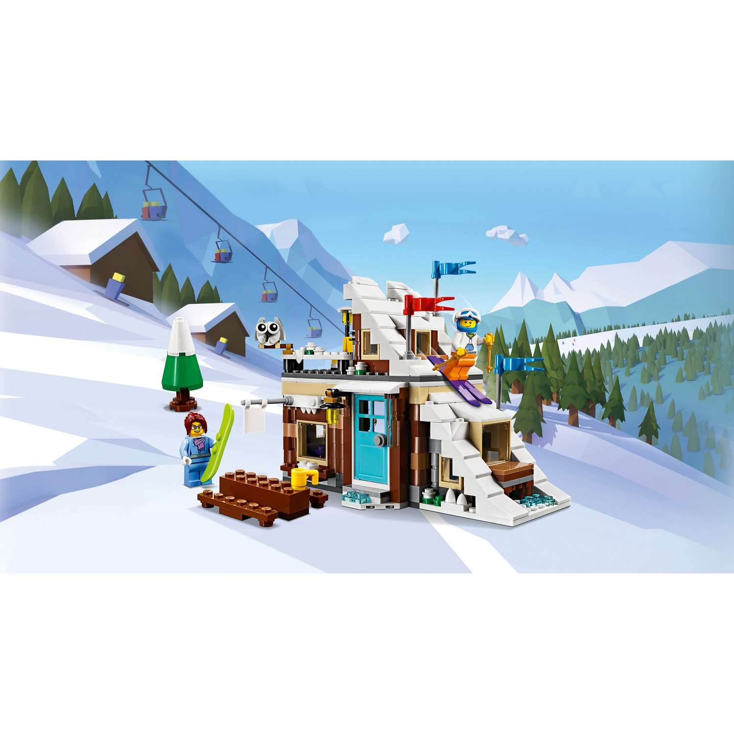 Конструктор LEGO Зимние каникулы (модульная сборка) Creator (31080) - фото 4