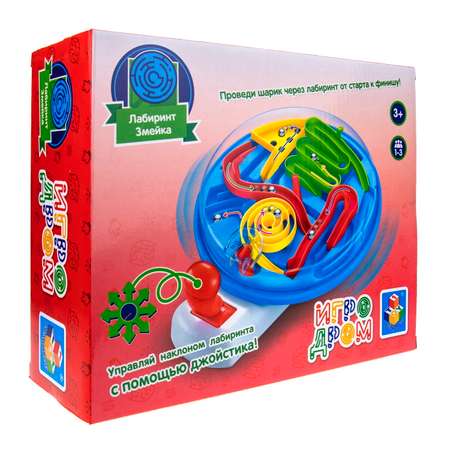 Настольная игра 1TOY Игродом Лабиринт змейка 27х10х22 см