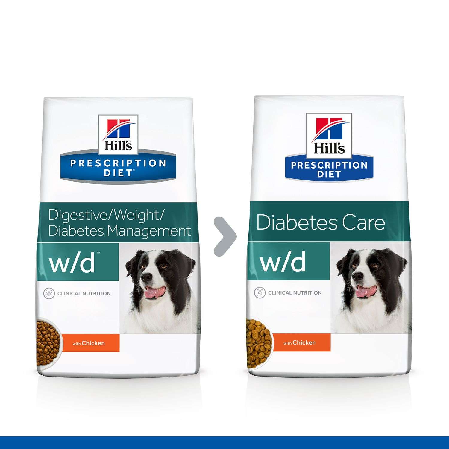 Корм для собак HILLS 12кг Prescription Diet w/d Digestive/Weight Management при диабете с курицей сухой - фото 6