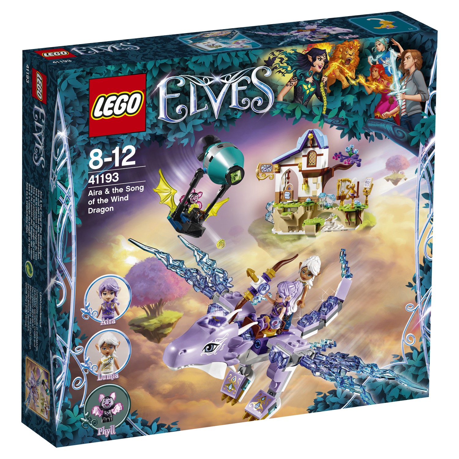 Конструктор LEGO Эйра и дракон Песня ветра Elves (41193) купить по цене  2799 ₽ в интернет-магазине Детский мир