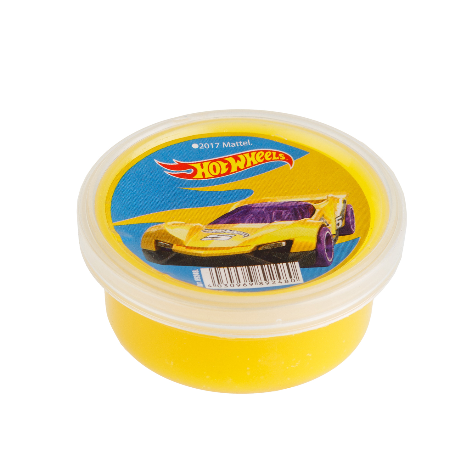 Пластилин CENTRUM прыгающий Hot Wheels желтый - фото 1