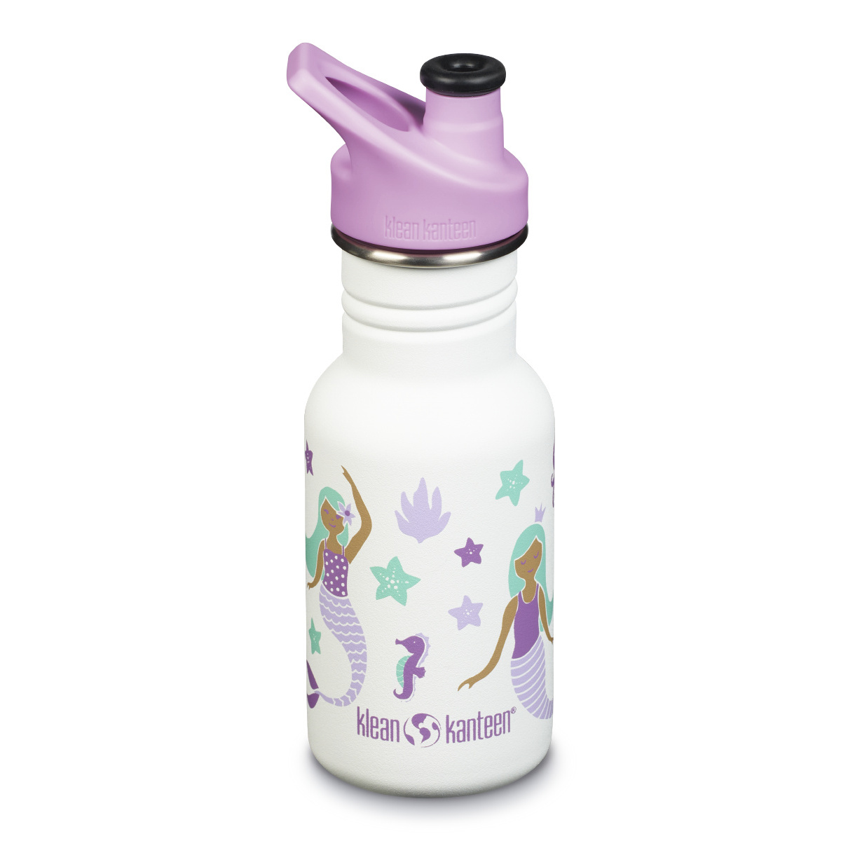 Детская бутылка Klean Kanteen Kid Classic Narrow Sport 12oz Mermaids 355 мл - фото 1