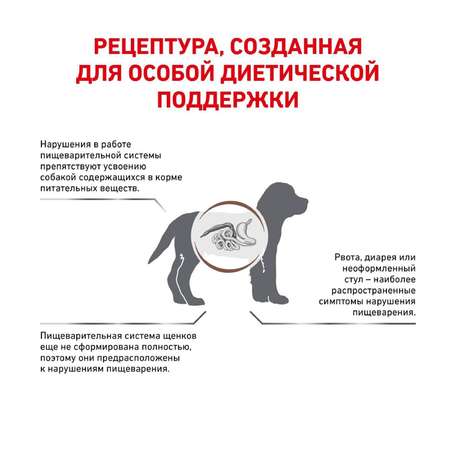 Корм для щенков ROYAL CANIN Gastro Intestinal Junior GIJ29 при нарушениях пищеварения 10кг