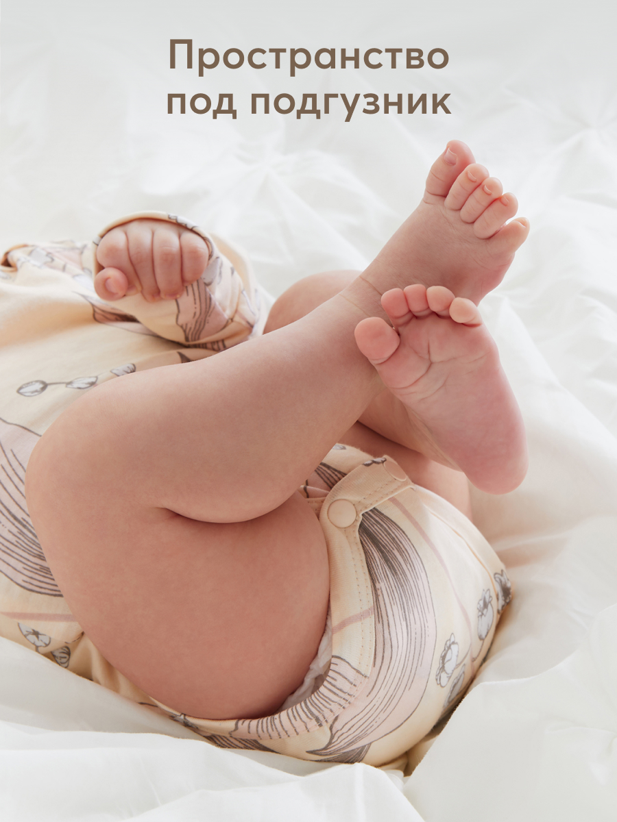 Боди 2 шт Happy Baby 90096_milky-pink - фото 6