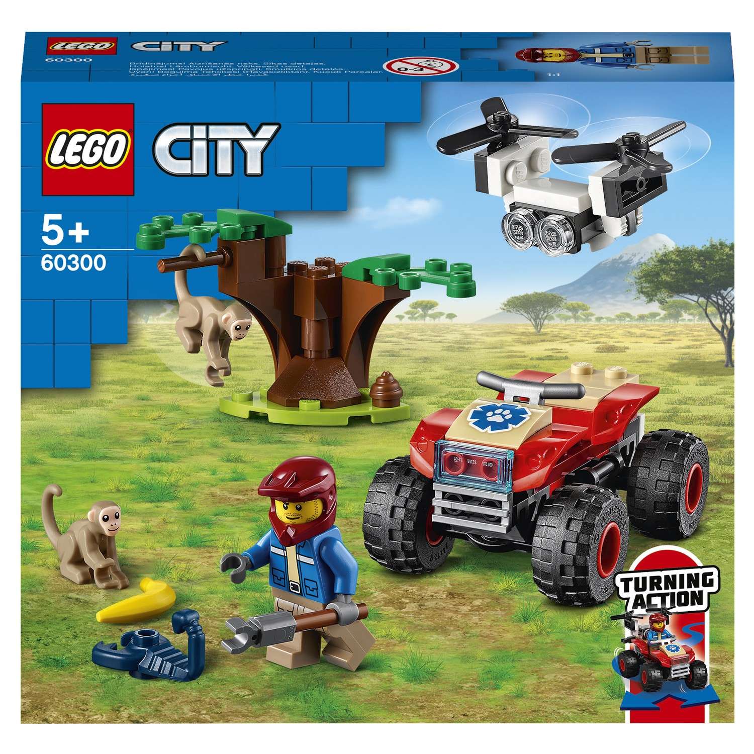 Конструктор LEGO City Wildlife Спасательный вездеход для зверей 60300 - фото 2
