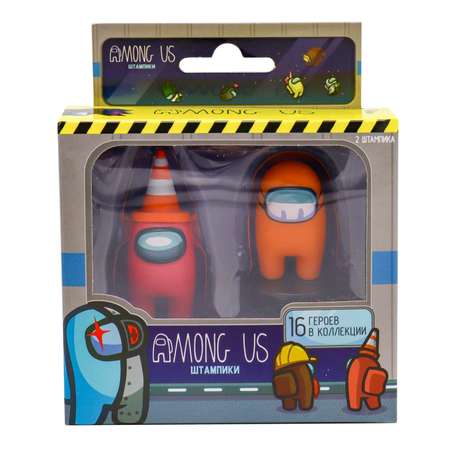 Игровой набор Among Us фигурок штампиков 2 штукиAU5315C-МП