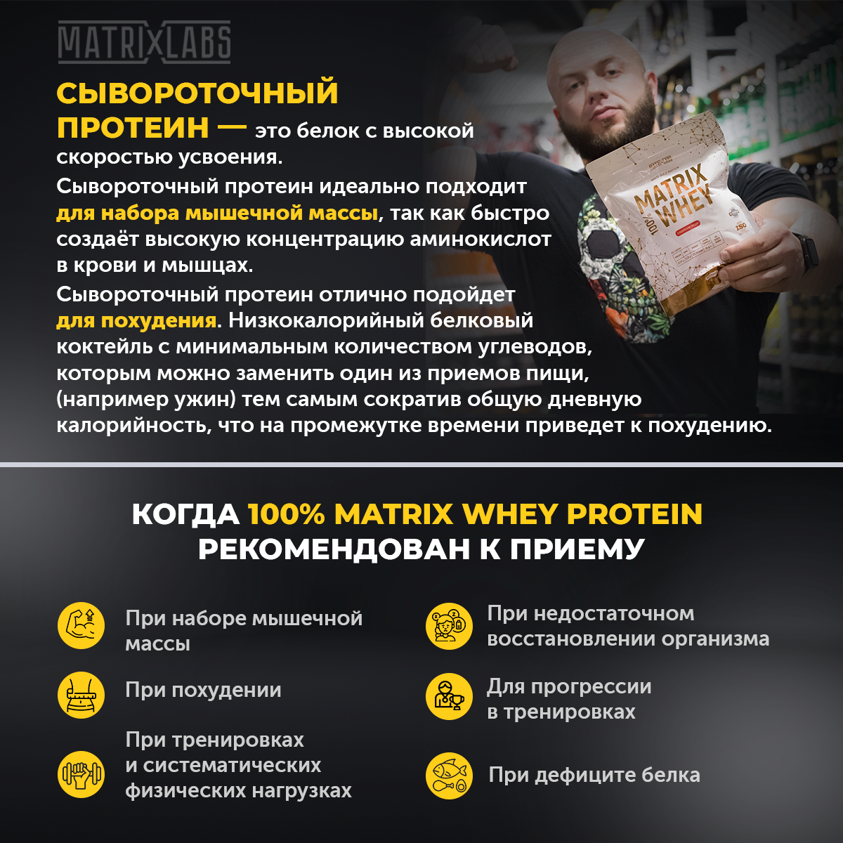 Протеин со вкусом Oreo 454 гр Matrix Labs сывороточный 100% - фото 9