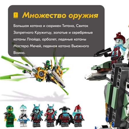 Игрушка LX Конструктор Ниндзяго Механический Титан Ллойда