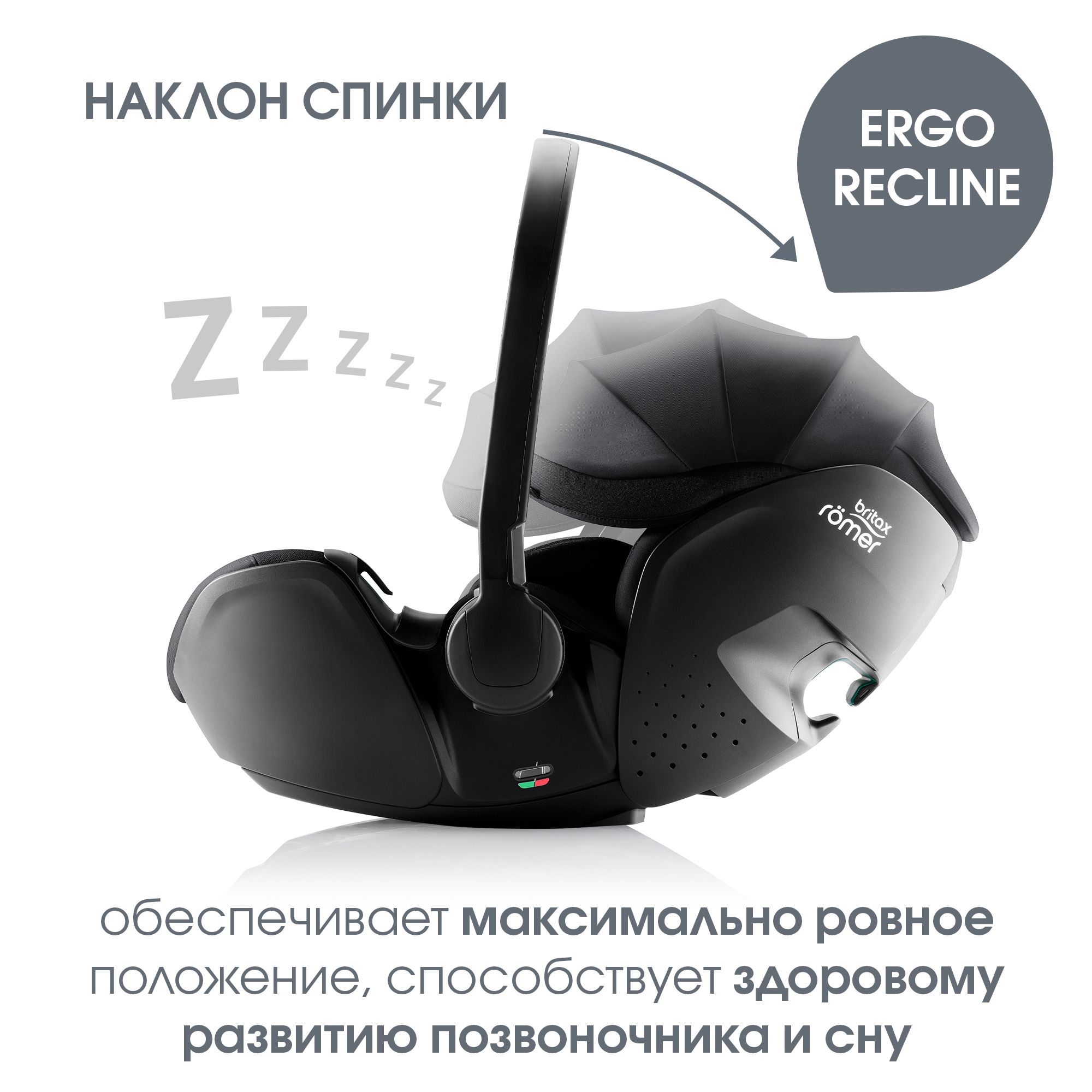 Детское автокресло Britax Roemer автолюлька для новорожденных Baby-Safe Pro Style Carbon Black - фото 6