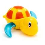 Заводная игрушка для ванной S+S Черепаха желтая большая плавает