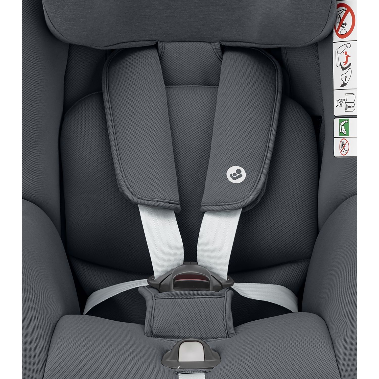 Автокресло Maxi-Cosi Pearl Smart i-Size Authentic Graphite - фото 6