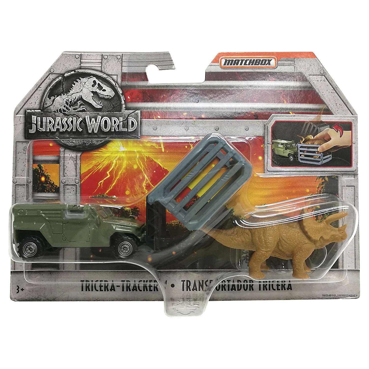 Игрушка Matchbox Jurassic World Транспортер для динозавров в ассортименте FMY31 - фото 5