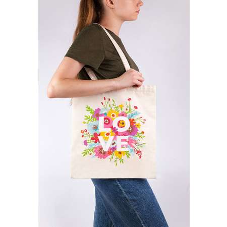 Раскраска на сумке Фрея RWCB-007 «Цвет любви» 40 х 35 см .