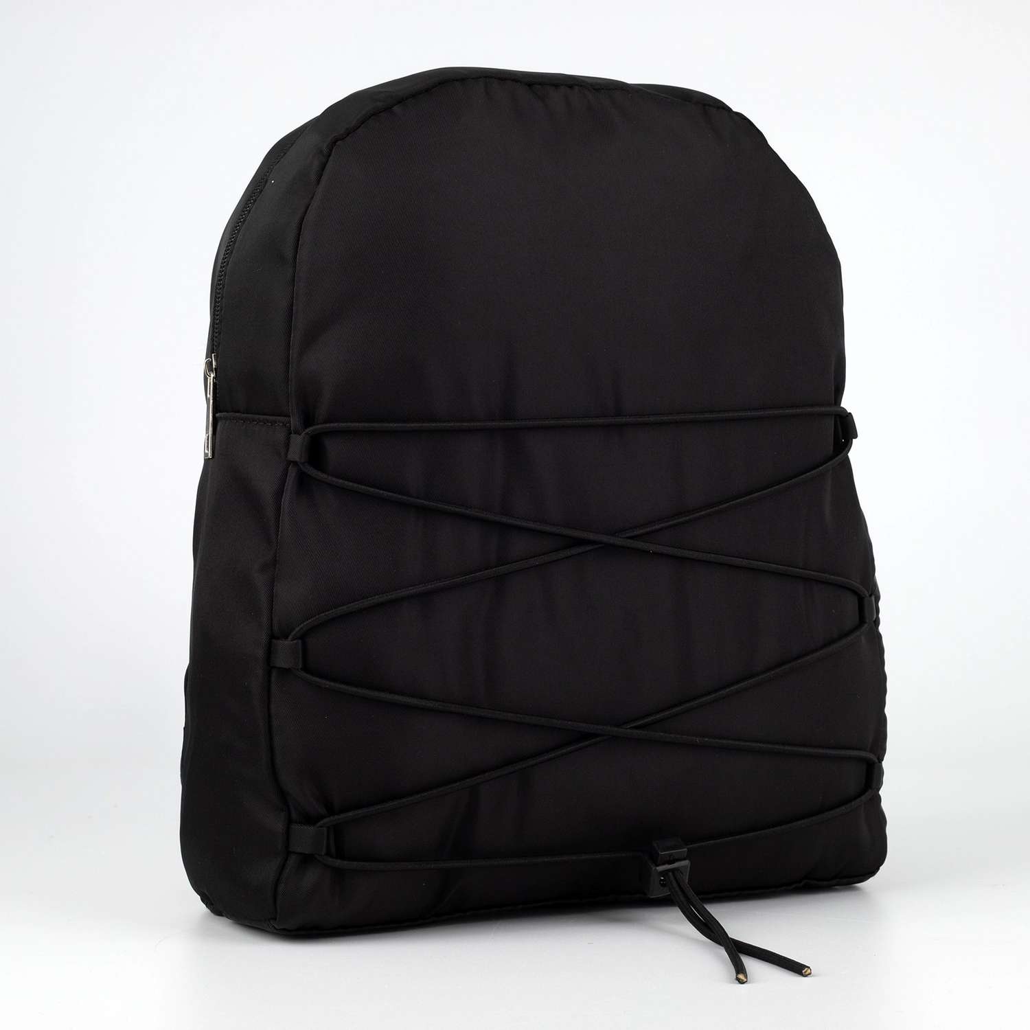 Рюкзак NAZAMOK текстильный со шнуровкой цвет чёрный - фото 1