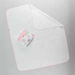 Клеенка-пеленка многоразовая Mrs.Stretch Mr.Jersy непромокаемая цвет белый-розовый 60х80 см
