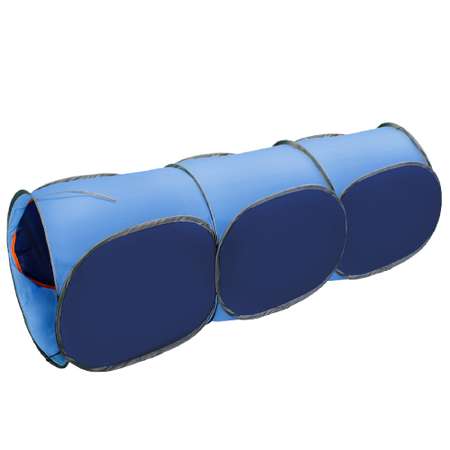 Тоннель для палатки Belon familia трёхсекционный цвет синий и голубой
