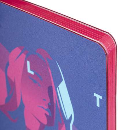 Блокнот Brauberg А5 Ultraviolet под кожу 80 листов