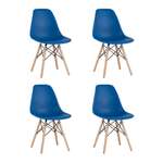 Комплект стульев Stool Group DSW Style синий Y801 navy BOX