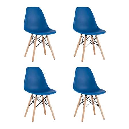 Комплект стульев Stool Group DSW Style синий Y801 navy BOX