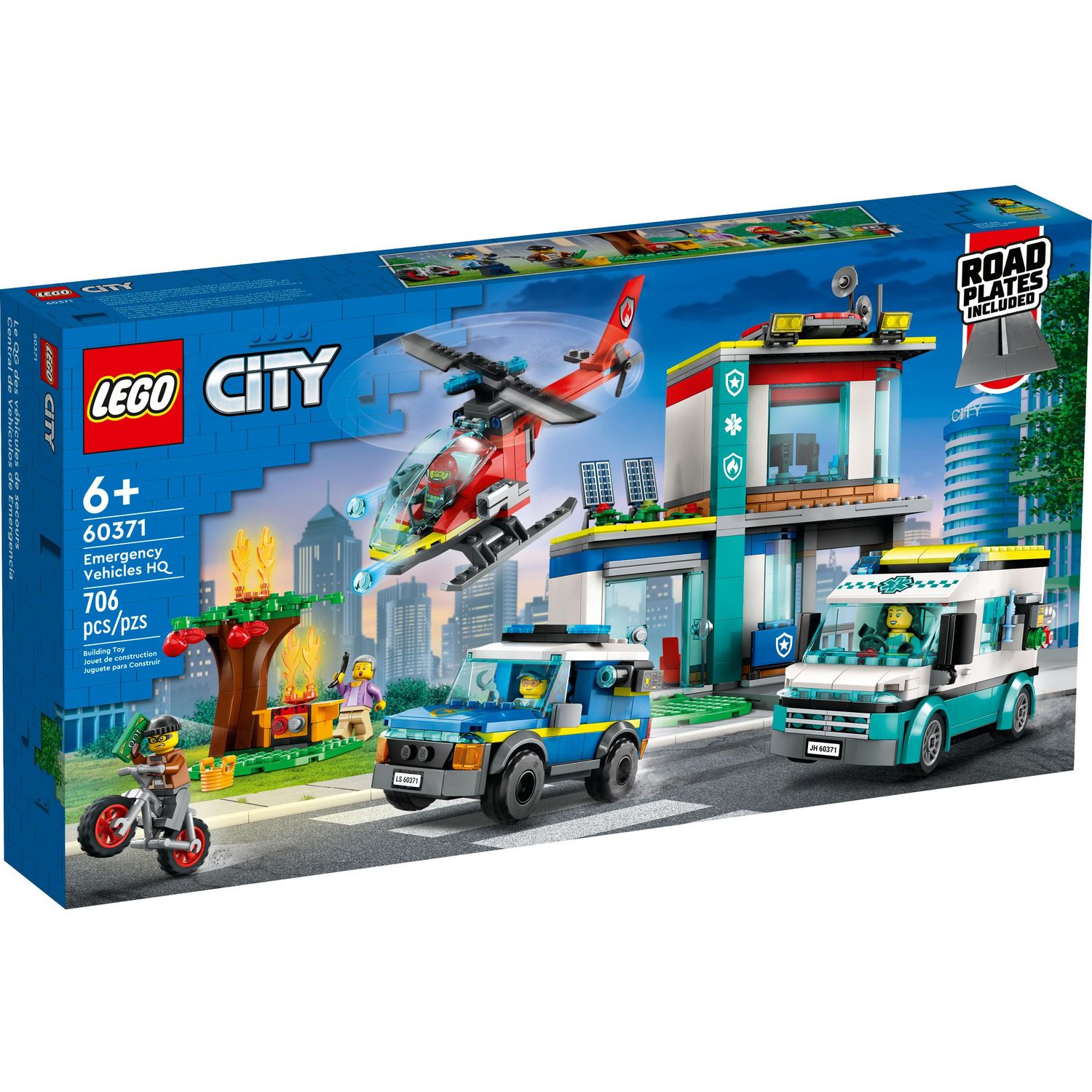 Конструктор LEGO City Штаб аварийных транспортных средств 60371