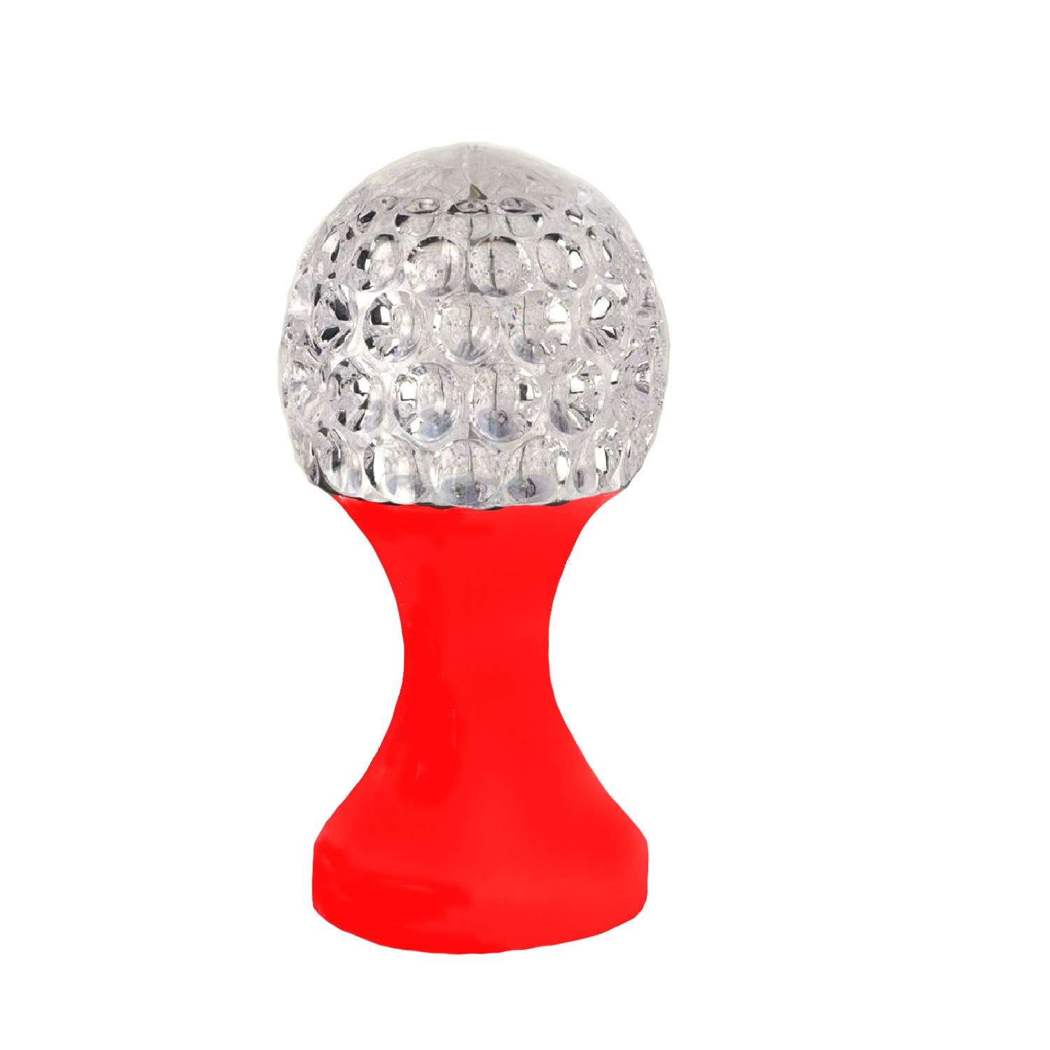 Ночник Uniglodis Кубок хрустальный шар красная подставка - фото 2
