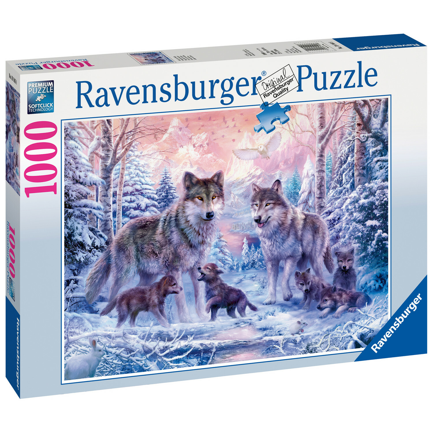 Пазл Ravensburger Северные волки 1000элементов 19146 - фото 2