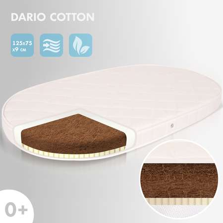 Детский матрас Nuovita Dario Cotton 125х75х9