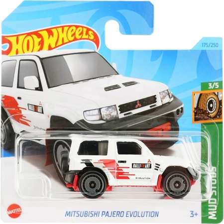 Машинка Hot Wheels MITSUBISHI PAJERO EVOLUTION серия MUD STUDS