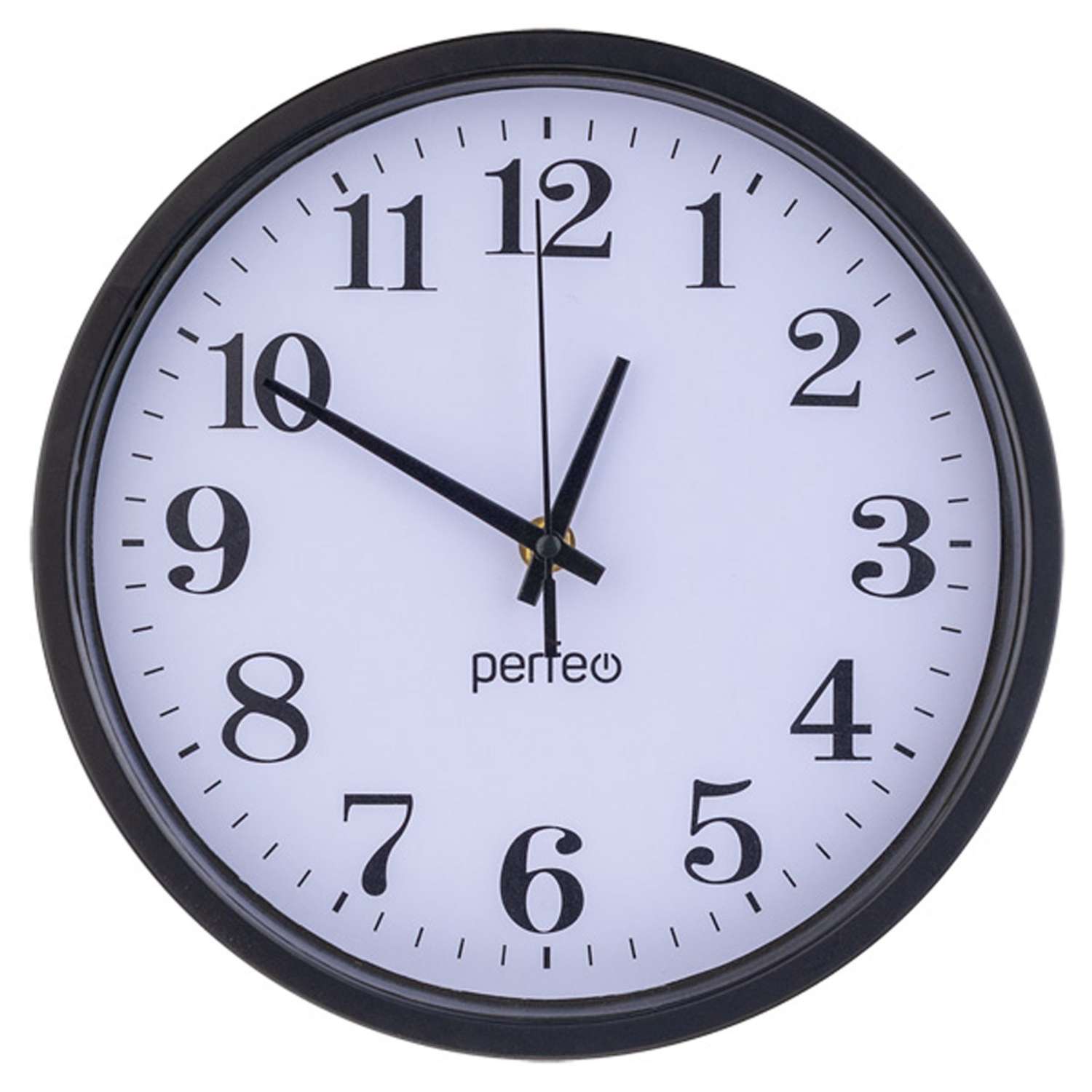 Настенные часы Perfeo PF-WC-002 черный - фото 1