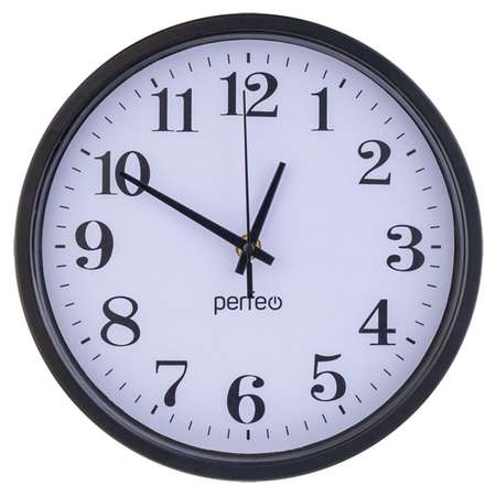 Настенные часы Perfeo PF-WC-002 черный
